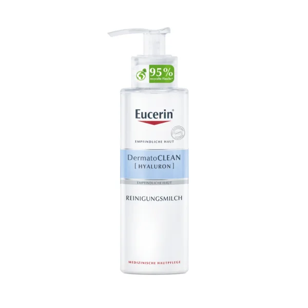 Очищувальне молочко Еуцерин (Eucerin) ДерматоКлін для сухої чутливої шкіри, 200 мл