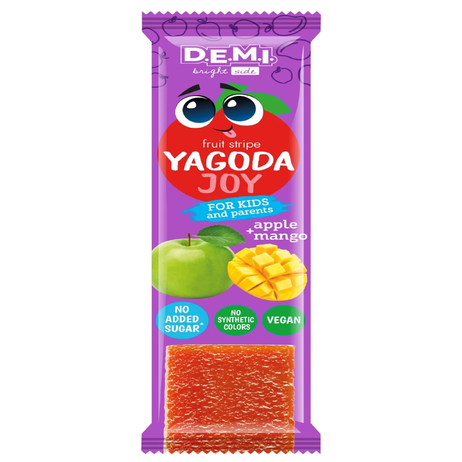 Пастила фруктова D.E.M.I. (Демі) Yagoda Joy із соком манго, 15 г