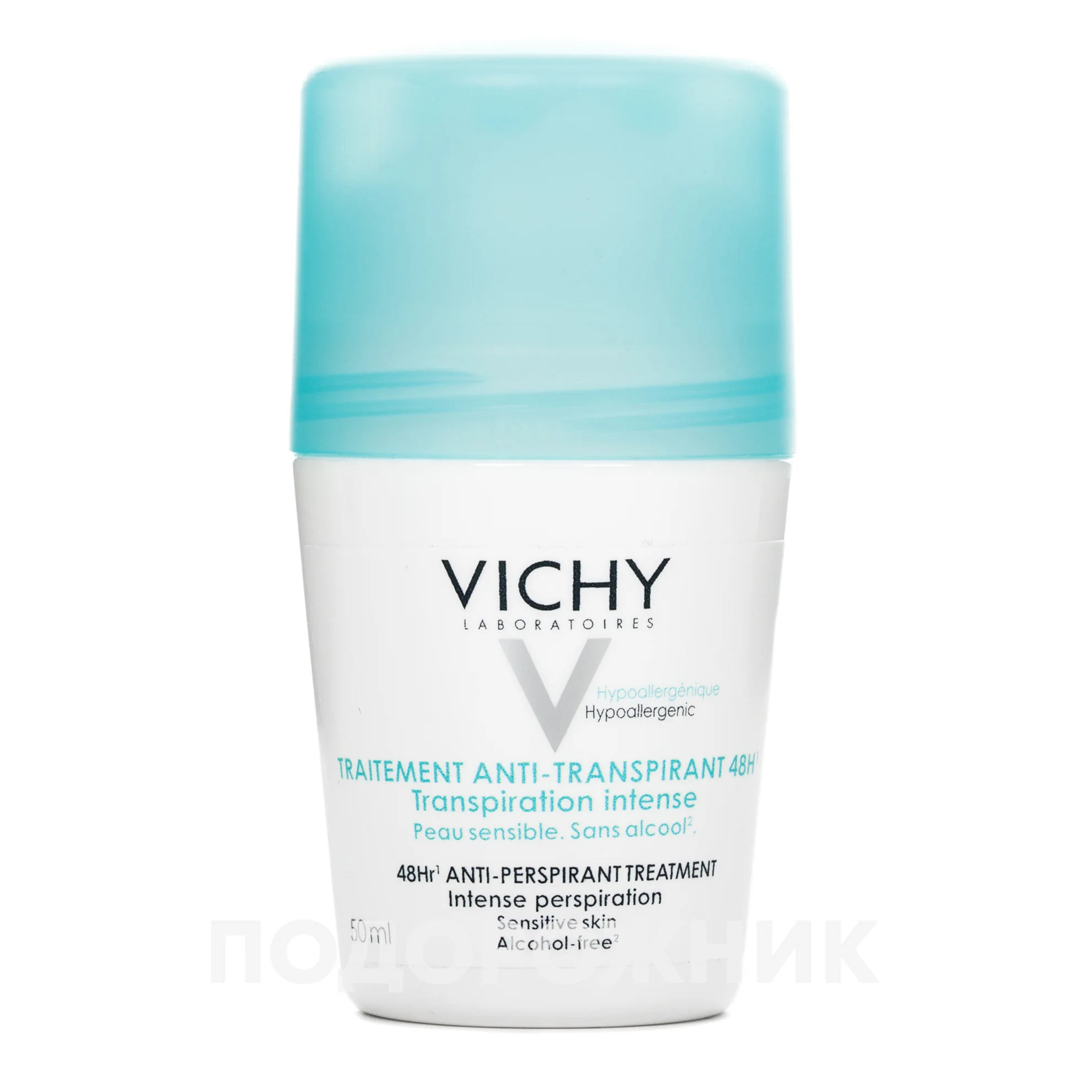 Дезодорант-антиперспірант Віши (Vichy) кульковий, Інтенсивний, 50 мл