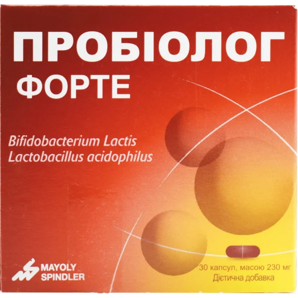 Пробиолог для регулирования микрофлоры кишечника капсулы по 180 мг, 30 шт.