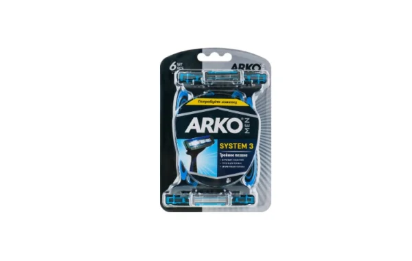Станок для гоління Arko (Арко) Men Т3 одноразовий, 6 шт.