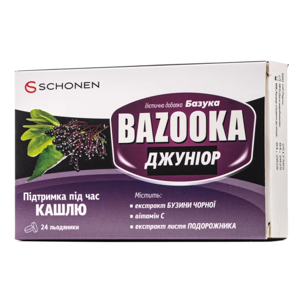 Базука Джуниор леденцы, 24 шт.