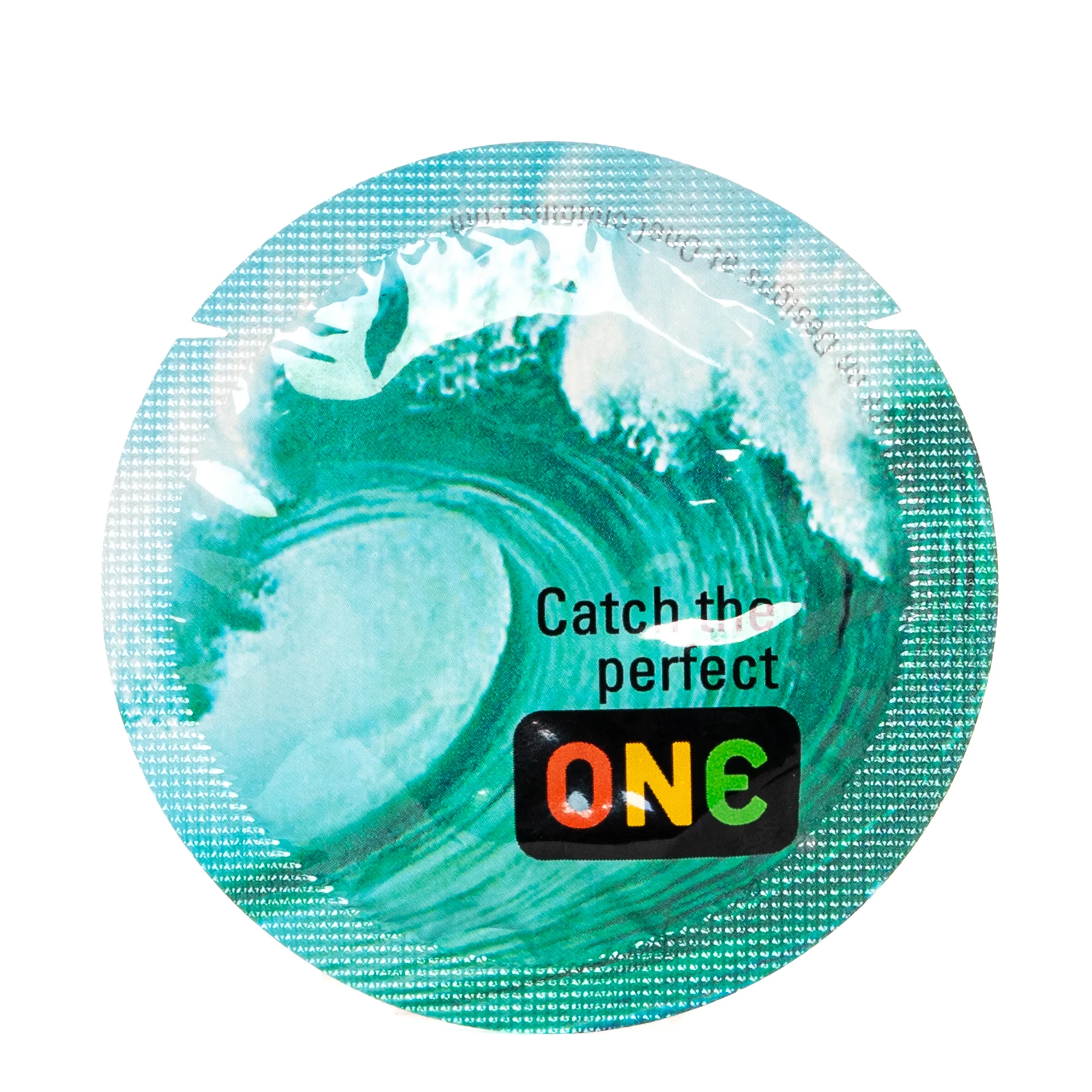 Презерватив ONE (Ван) Color Sensations, блакитний, 1 шт.