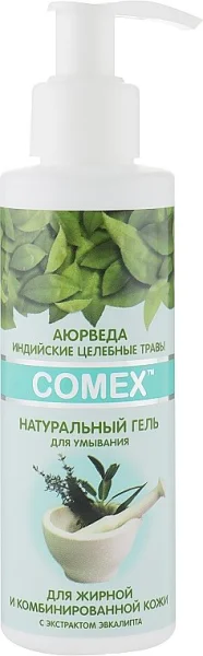 Гель натуральний для вмивання Комекс для жирної та комбінованої шкіри