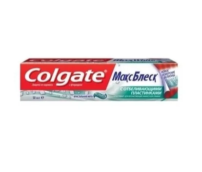 Зубная паста Колгейт (Colgate) Макс Блеск, 50 мл