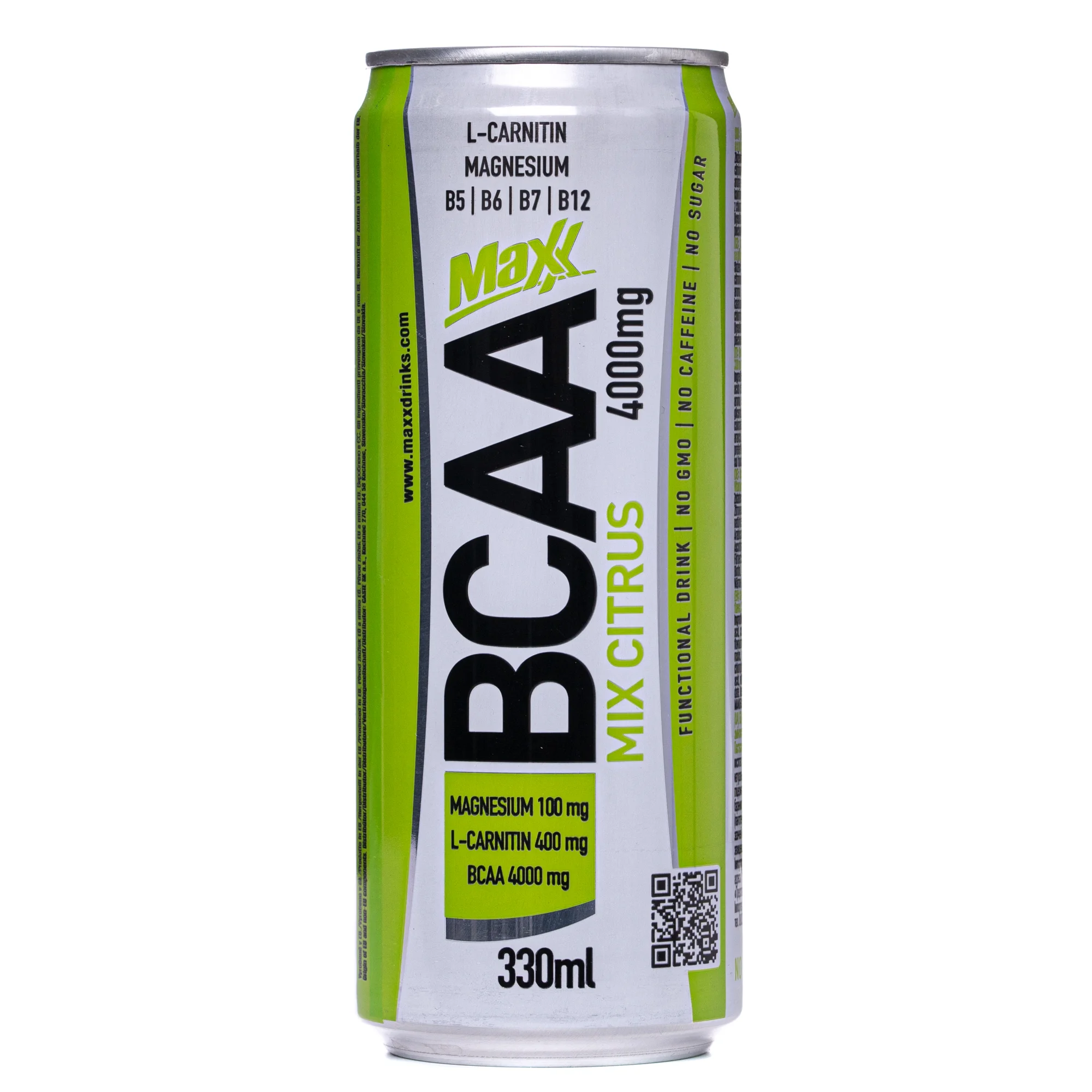 Напій вітамінний Maxx BCAA з цитрусовим смаком, 330 мл