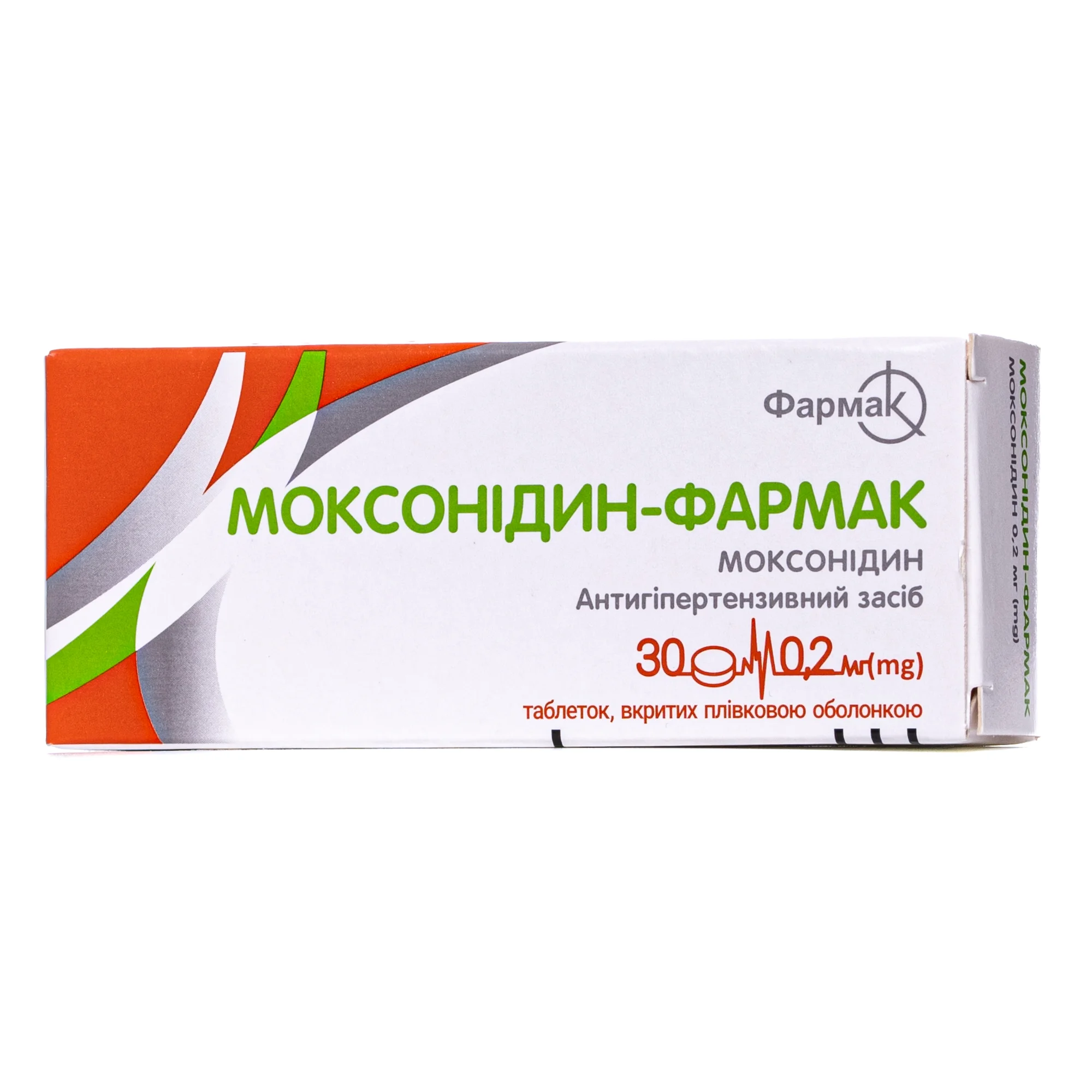 Моксонідин-Фармак таблетки по 0,2 мг, 30 шт.