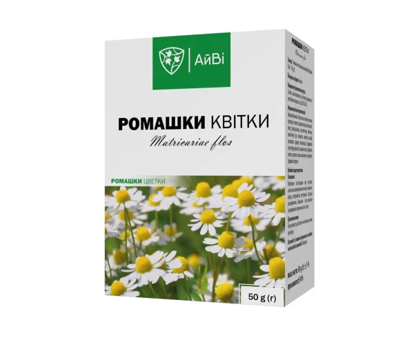 Ромашки квітки, Віола ПрАТ (Україна, Запоріжжя), квітки 50 г пачка, тм АйВі