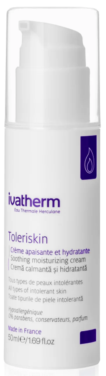 Крем для обличчя Ivatherm (Іватерм) Toleskin заспокійливий та зволожуючий, 50 мл