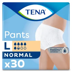 Трусики для дорослих Тена Пантс Нормал Л (Tena Pants normal L), 30 шт.