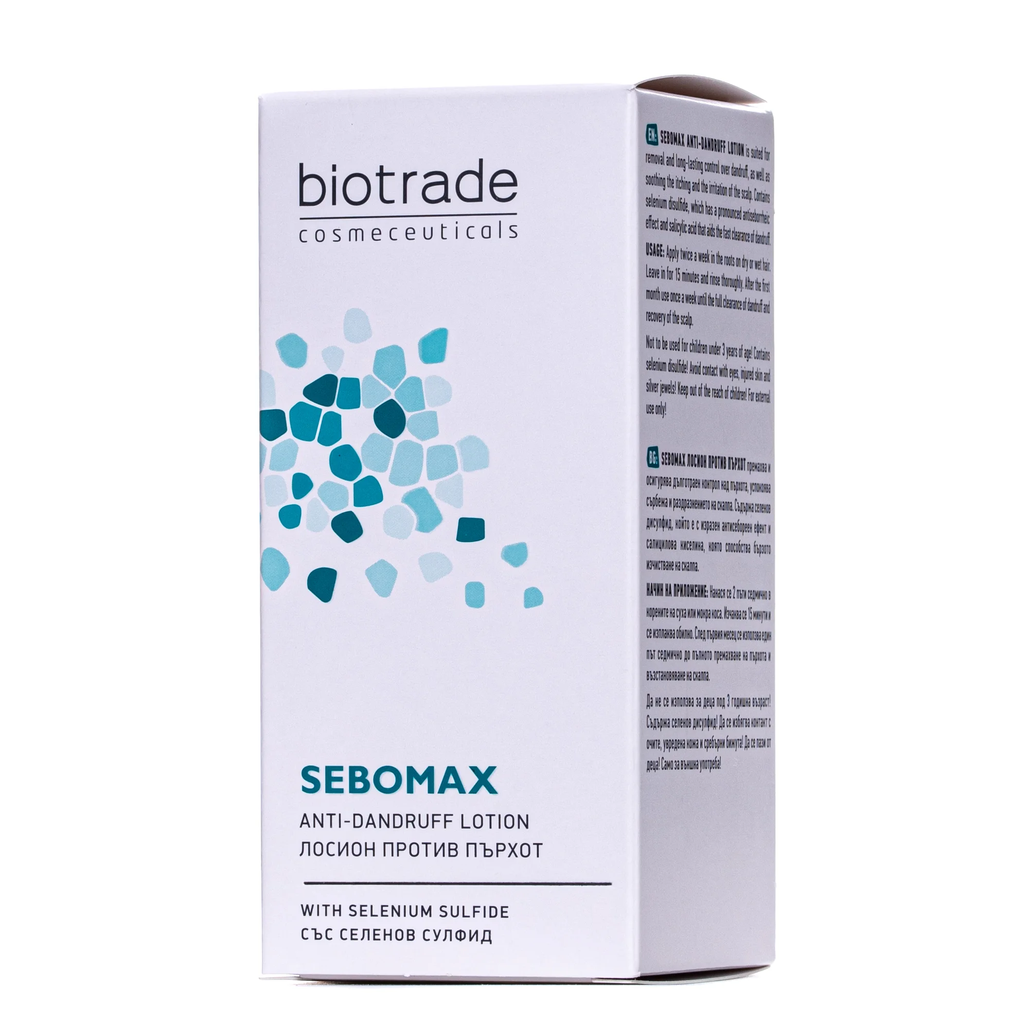 Лосьйон Біотрейд (Biotrade) Себомакс проти лупи, себореї та різнокольорового лишаю, 100 мл