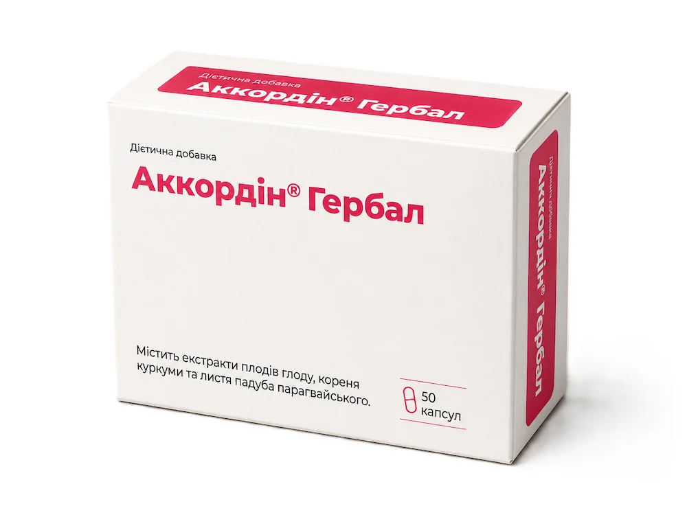 Аккордин Гербал капсули, 50 шт.