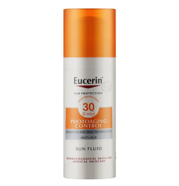 Сонцезахисний флюїд для нормальної шкіри обличчя Еуцерин (Eucerin) СПФ30 (63841)