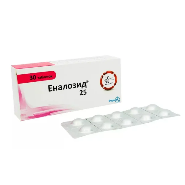 Еналозид таблетки по 25 мг, 30 шт.
