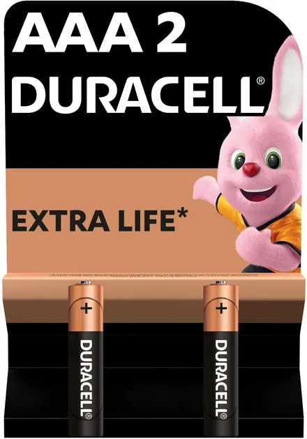 Батарейки Дюраселл (Duracell) Бейсік (Basic) ААА, LR03, 2 шт.