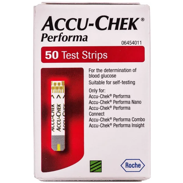 Тест-полоски для глюкометра Accu-Chek Performa (Акку-Чек Перформа), 50 шт.