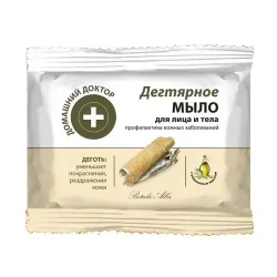 Мило для обличчя й тіла Домашній Доктор, дігтярне, 70 г