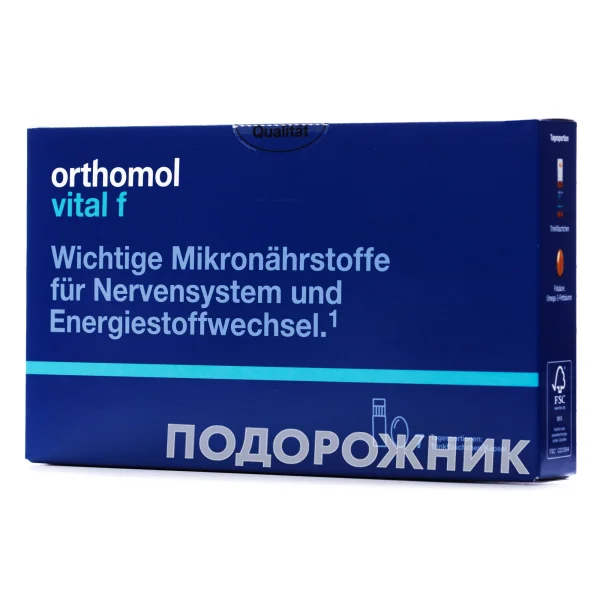 Ортомол Витал Ф (Orthomol Vital F) (для женщин) питьевой, 7 дней