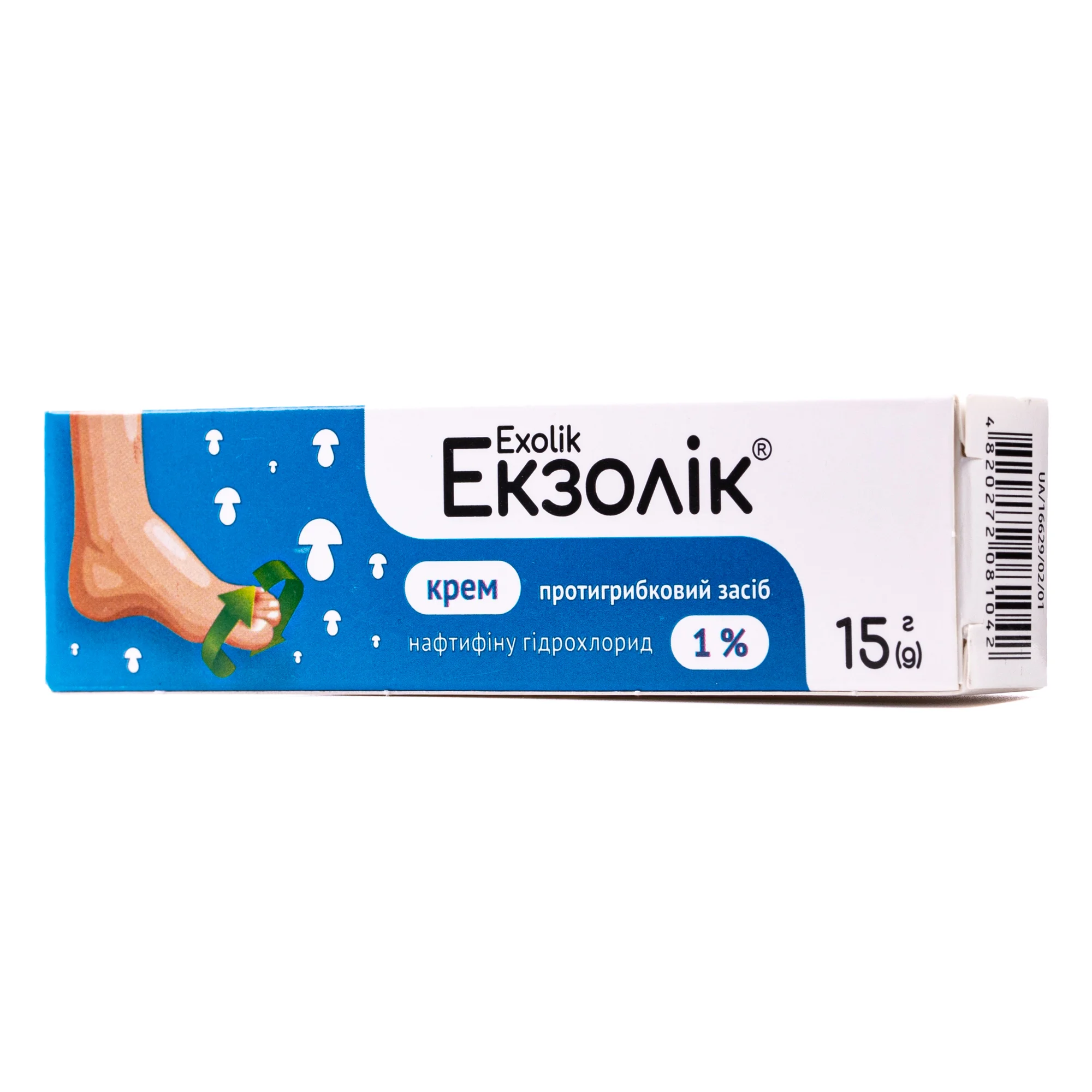Екзолік крем 1%, 15 г