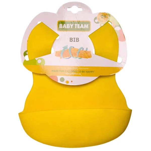 Нагрудник резиновий для дітей Бебі Тім (Baby team) арт.6500, 1 шт.