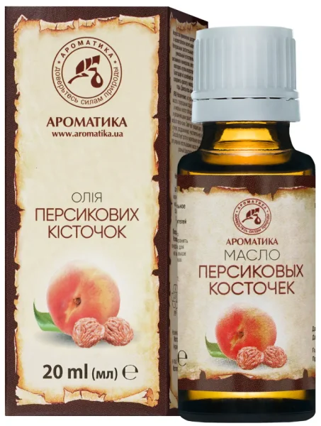 Растительное эфирное масло персиковых косточек, 20 мл