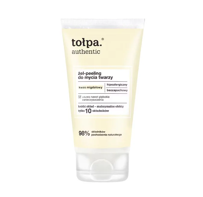Гель-скраб Tolpa (Толпа) Authentic з мигдальною кислотою для обличчя, 150 мл