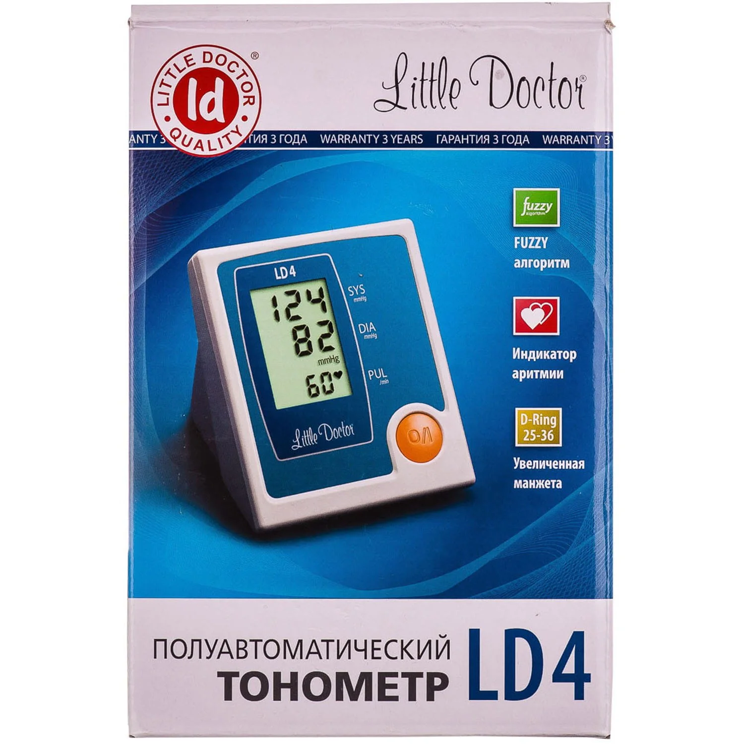 Тонометр Літл Доктор (Little Doctor) напівавтоматичний, модель LD-4