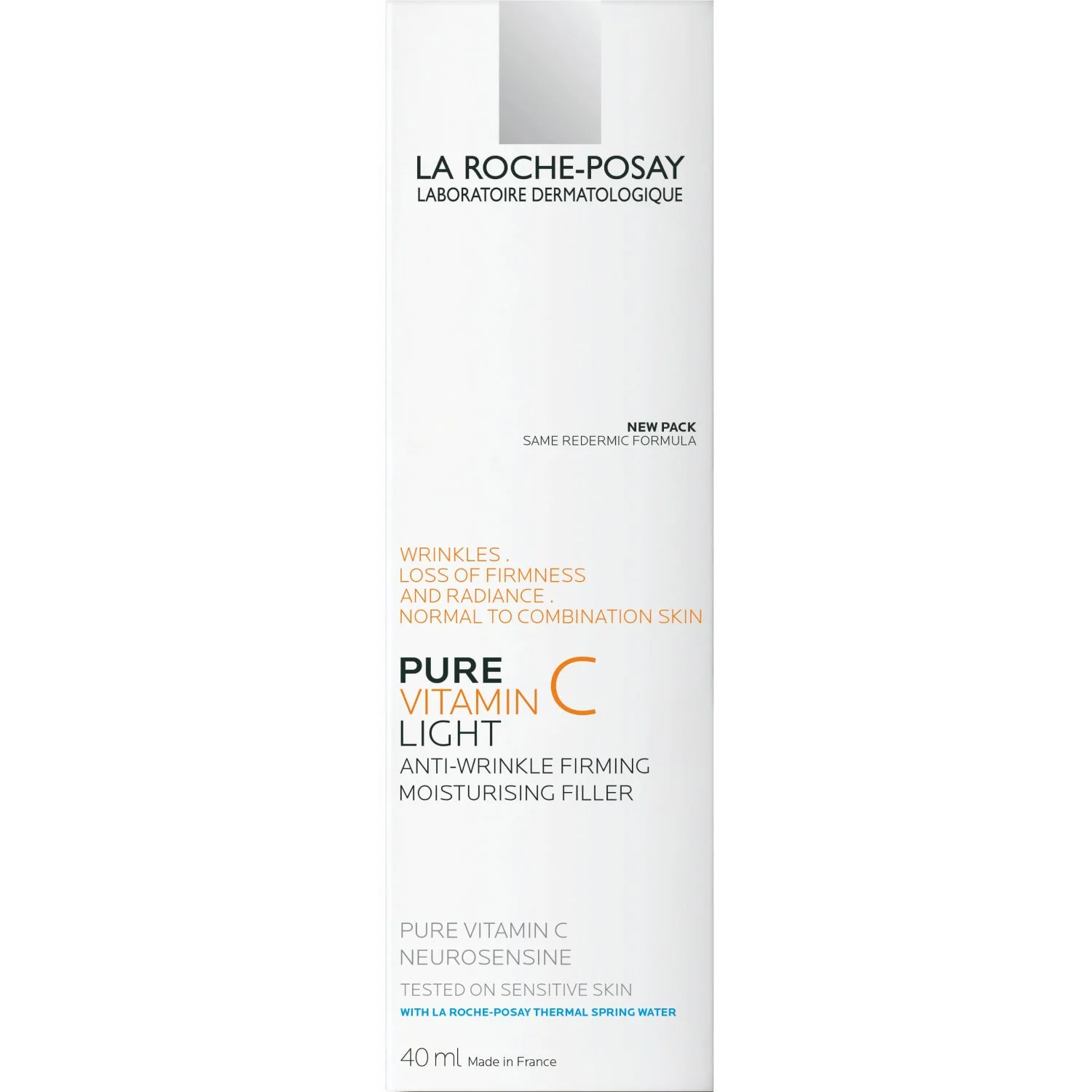 Крем Ля Рош-Посе Редермік С (La Roche-Posay Redermic C) антивіковий комплексної дії для сухої шкіри, 40 мл