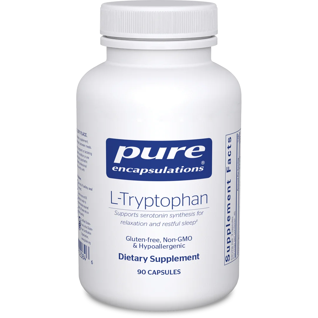 Pure (П'юр) L-триптофан з вітаміном В6 капсули по 500 мг/3,35 мг, 90 шт.
