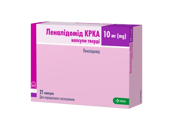 Леналідомід КРКА капсули по 10 мг, 21 шт.