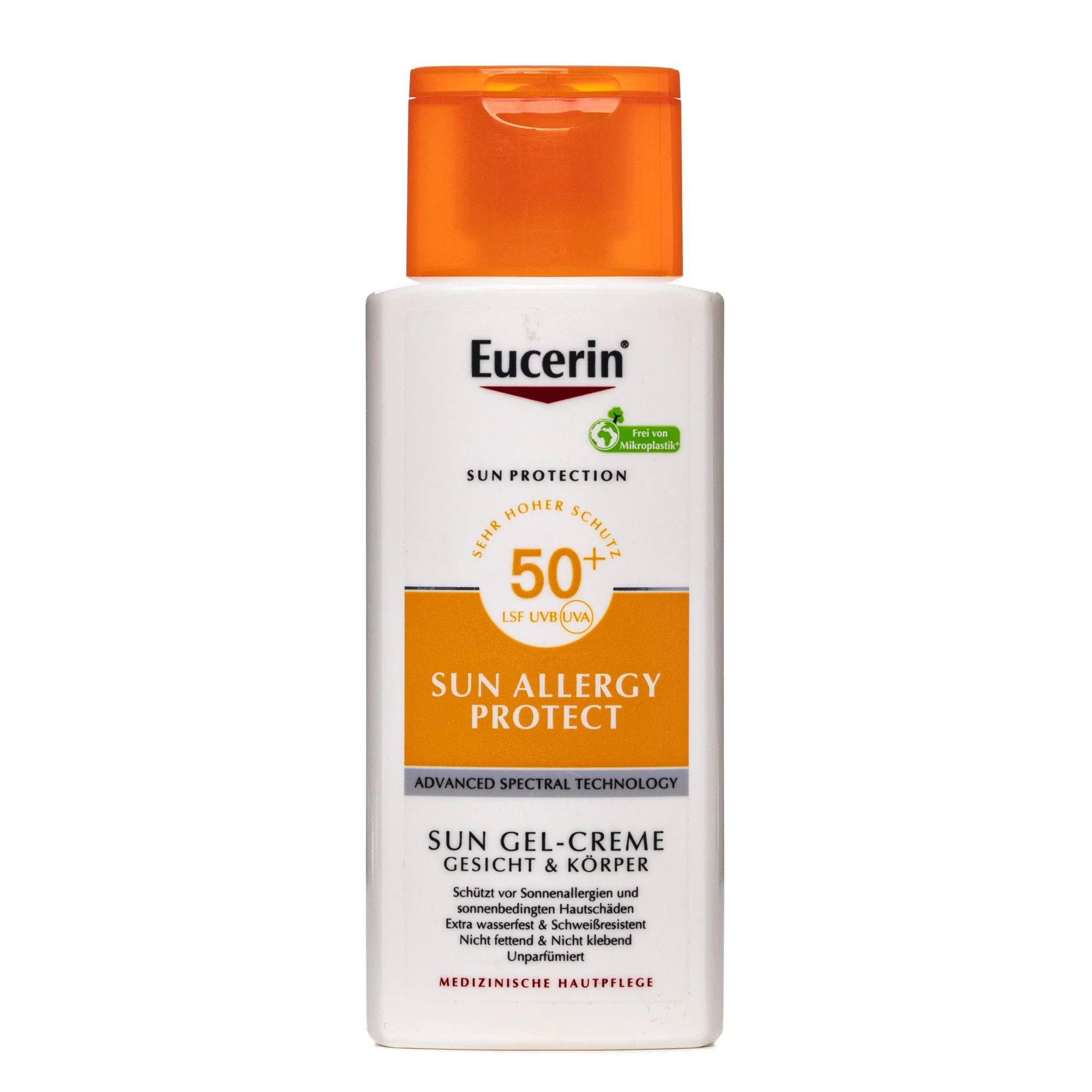 Сонцезахисний крем-гель Eucerin (Юцерин) Allergy Protect для тіла і обличчя з SPF 50+, 150 мл