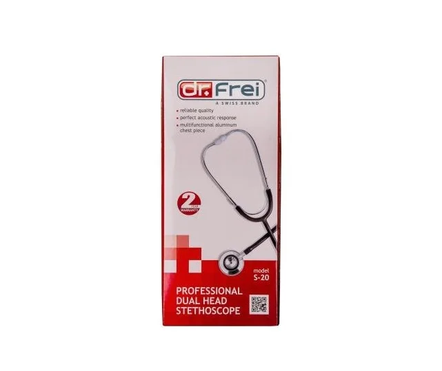 Стетоскоп Dr. Frei (Др.Фрей) S-20 професійний з двосторонньою головкою, 1 шт.