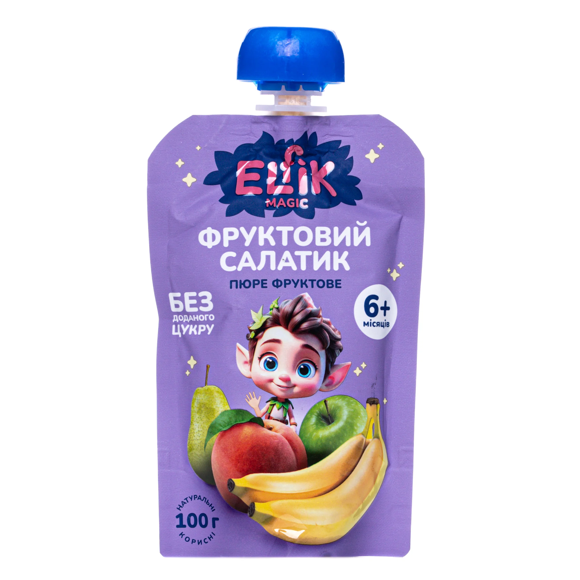 Фруктове пюре Карапуз Фруктовий салатик, 100 г