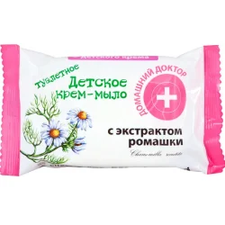 Дитяче крем-мило "Домашній Доктор" з екстрактом ромашки, 70 г