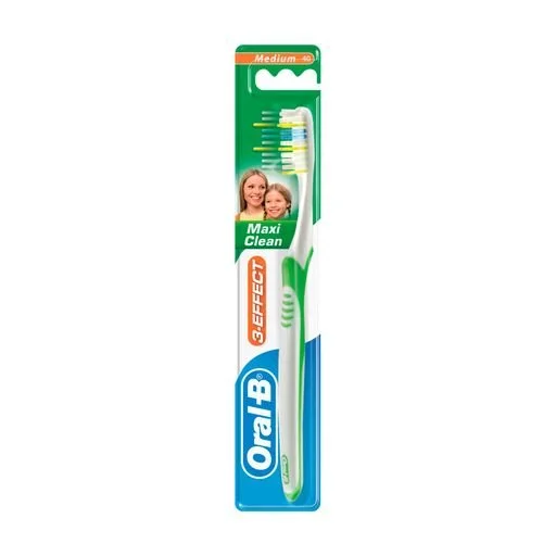 Зубная щетка Oral-B (Орал-Б) 3 Effect Maxi Clean, средней жесткости, 1 шт.
