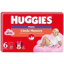 Підгузники-трусики Хагіс Пантс 6 для дівчаток (Huggies Pants) (15-25кг), 30 шт.