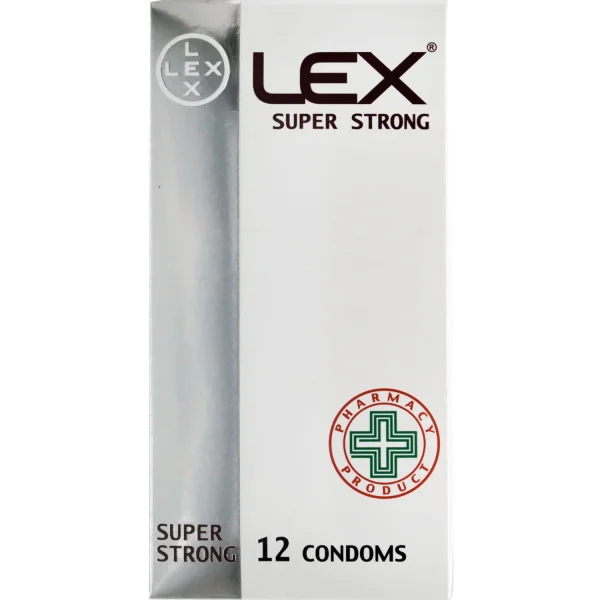 Презервативи Лекс супер стронг (Lex Super Strong), 12 шт.
