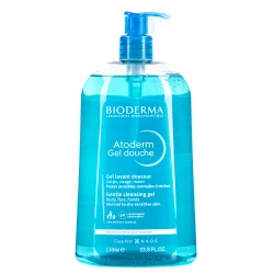 Гель для душа Биодерма Атодерм (Bioderma Atoderm) очищающий, 1л