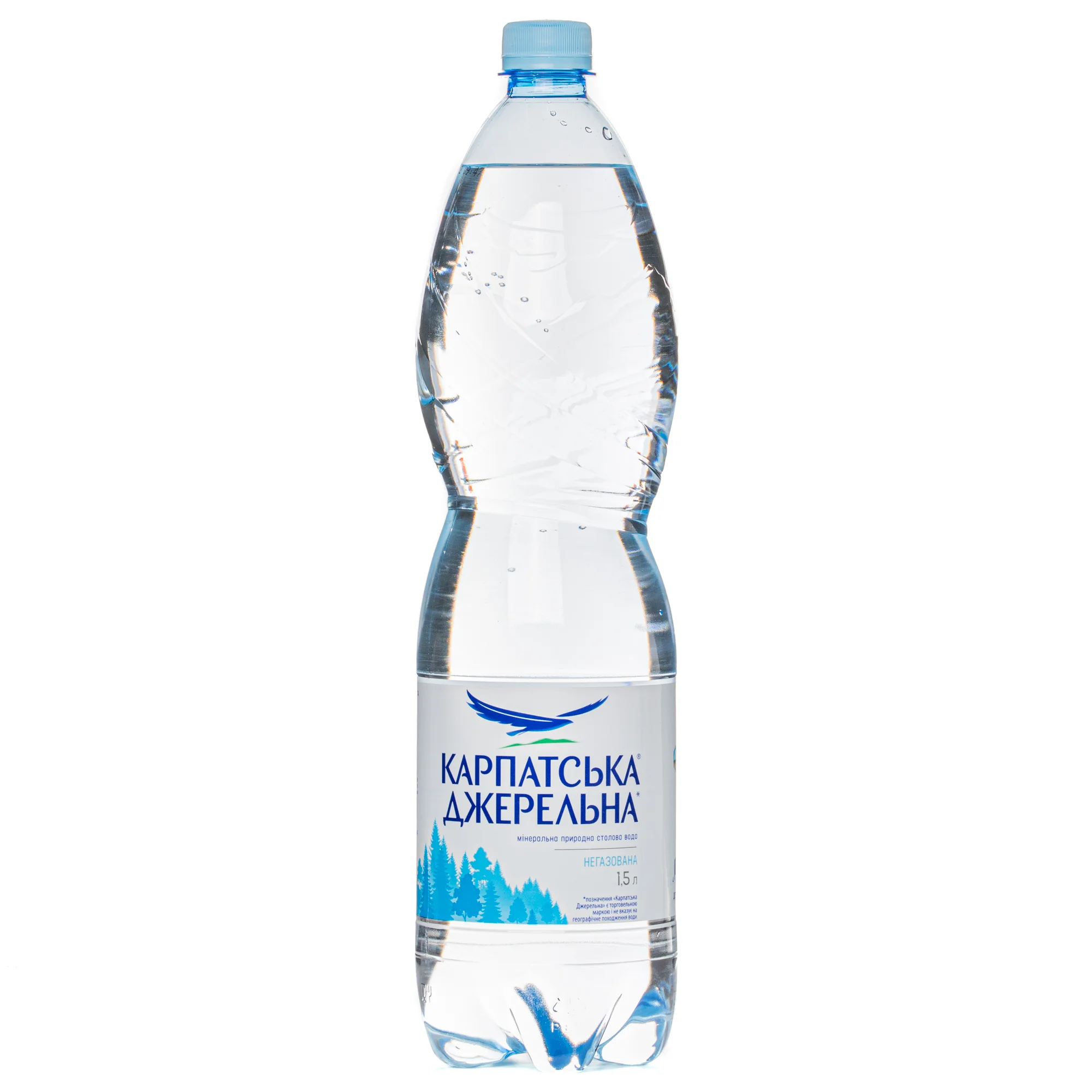 Вода мінеральна Карпатська Джерельна негазована, 1,5 л