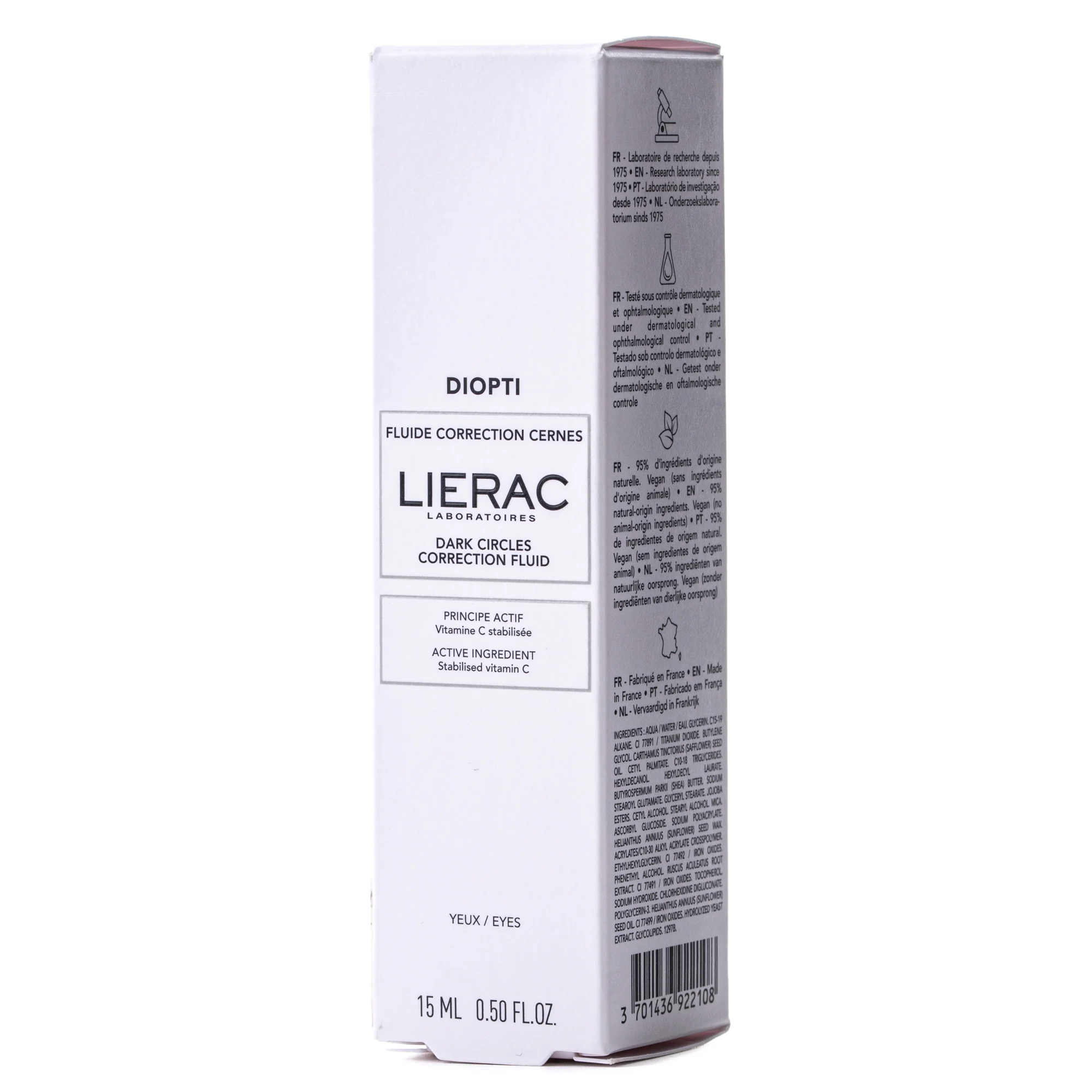 Флюїд для шкіри навколо очей Lierac (Лієрак) Diopti, 15 мл