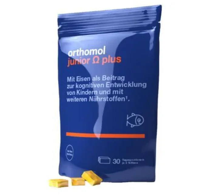 Orthomol (Ортомол) Junior Omega Plus Cила імунітету Вашої дитини, жувальні іриски, курс на 30 днів
