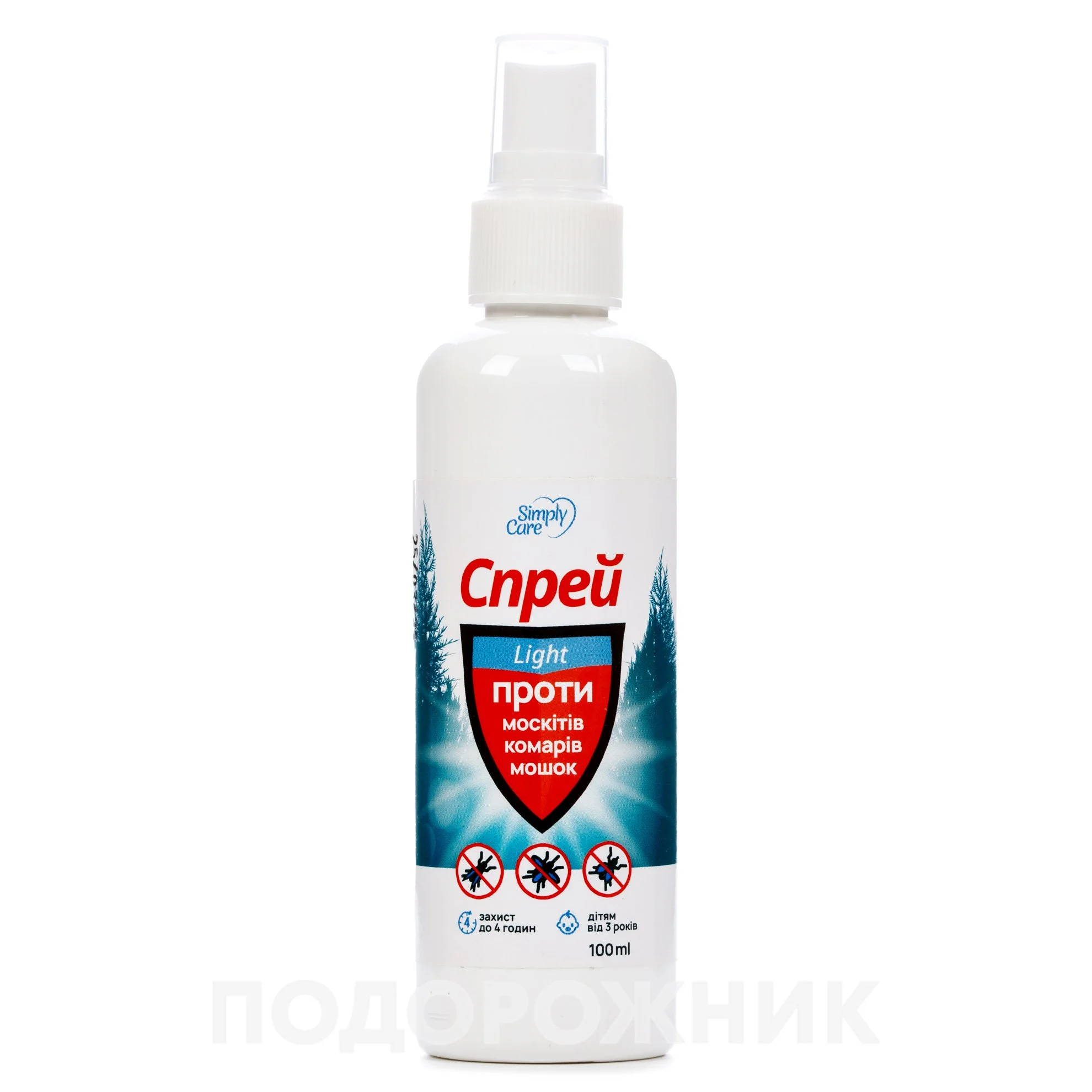 Спрей Simply Care (Сімплі Кеа) проти комарів Лайт, 100 мл