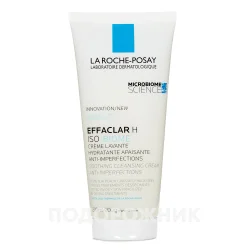 Крем-гель La Roche-Posay (Ля Рош-Посе) Effaclar H Iso-Biome очищуючий, заспокійливий та зволожуючий для чутливої шкіри, 200 мл