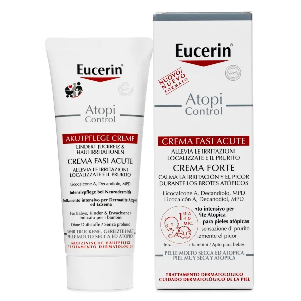 Інтенсивний заспокоюючий крем Eucerin (Юцерин) AtopiControl для атопічної шкіри, 100 мл