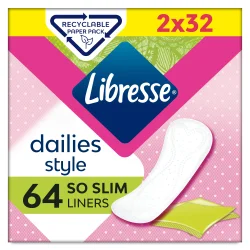 Щоденні прокладки Лібресс Дейлі Фреш Нормал (Libresse Daily Fresh Normal), 64 шт.