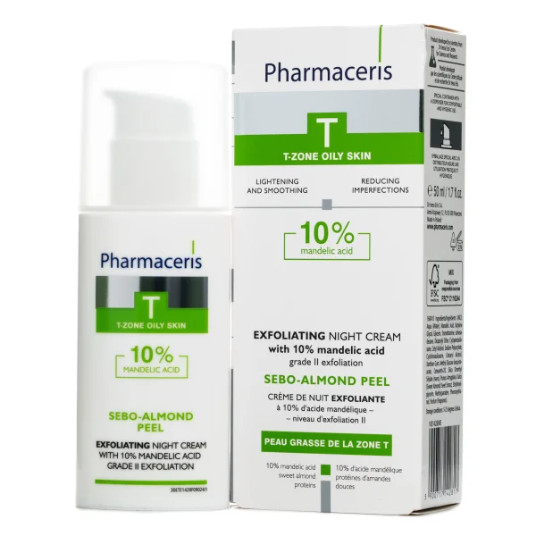 Пілінг-крем Pharmaceris (Фармацеріс) T Sebo-Almind Peel 10% 2 ступінь відлущення, 50 мл