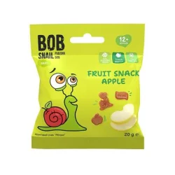 Снек фруктовий Bob Snail (Равлик Боб) яблуко для дитячого харчування, 20 г