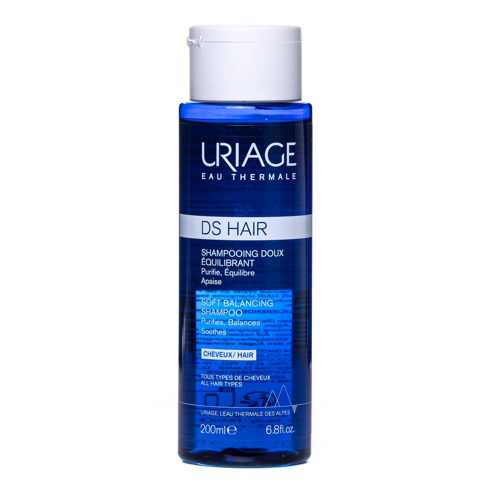 Шампунь для волосся Uriage (Урьяж) DS Hair м’який балансуючий, 200 мл