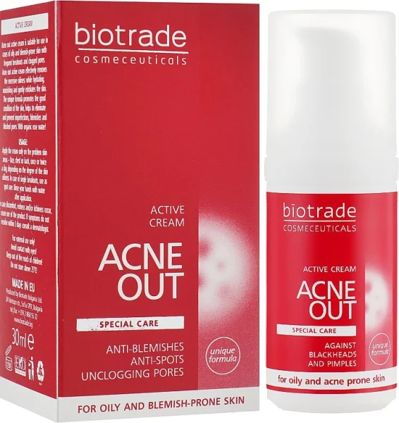 Крем против угревой сыпи Biotrade Acne Out (Биотрейд Акне Аут), 30 мл