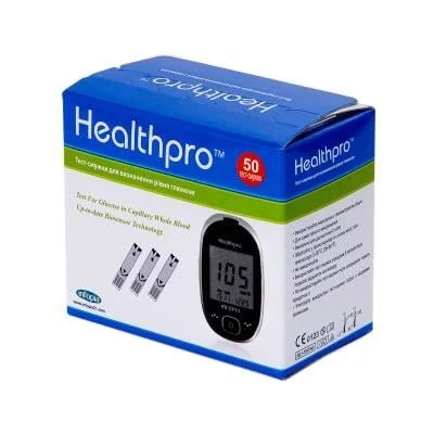 Тест-полоски HealthPro (ХелсПро), 50 шт.